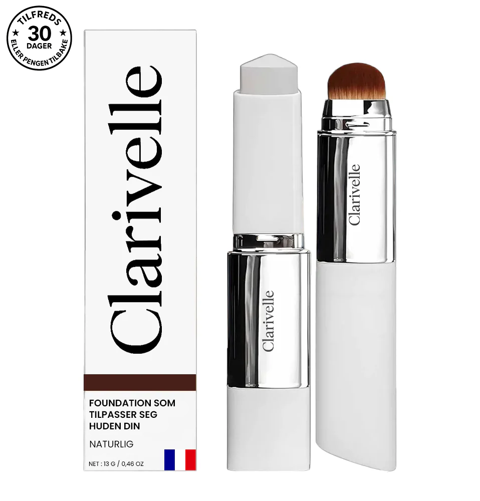 2-i-1 foundation med integrert børste