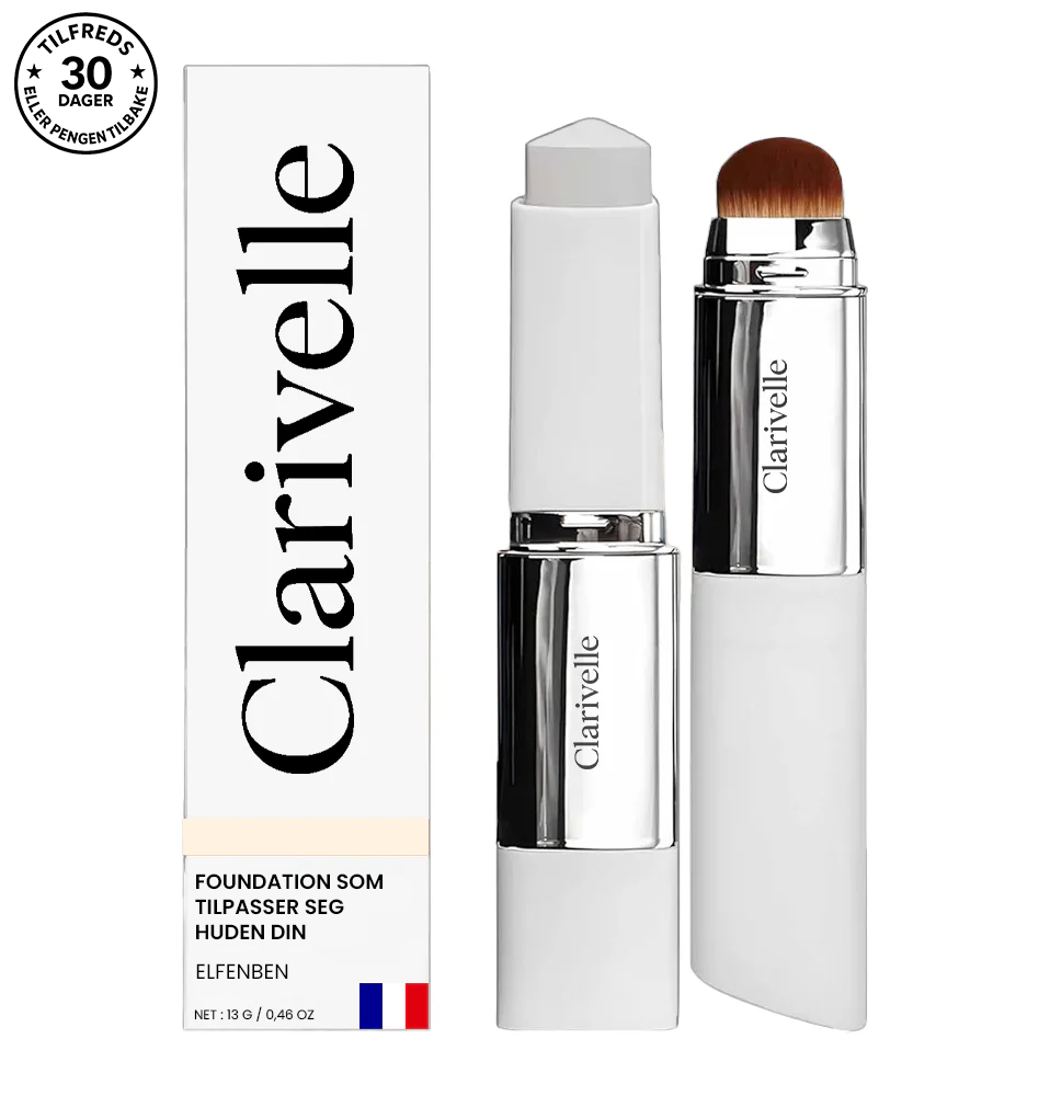 2-i-1 foundation med integrert børste