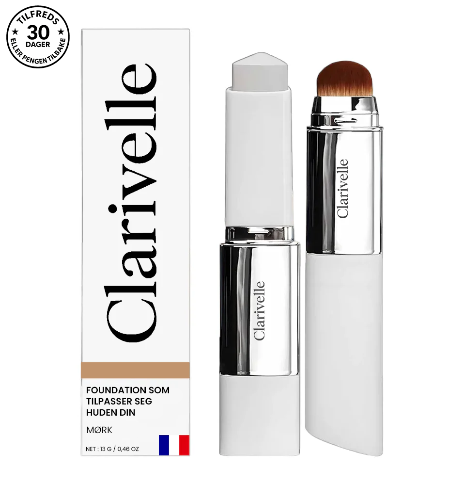 2-i-1 foundation med integrert børste